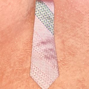 Vtg. Mitzi cravat 100% rhodia acetate woven in Italy